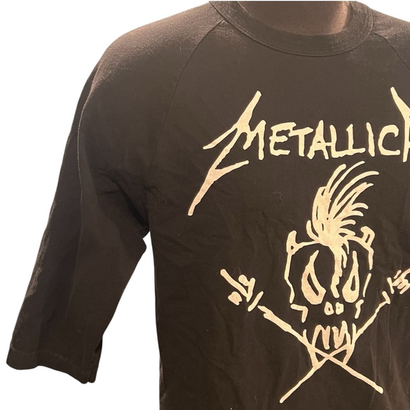Vintage Metallica Concert Original Scary Guy T-Shirt Tour Sz Large - Picture 4 of 14